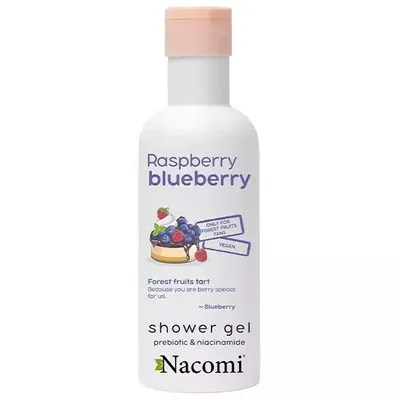 Nacomi Raspberry Blueberry Shower Gel (Żel pod prysznic `Malina i borówka`)
