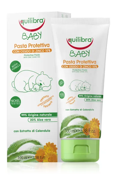 Equilibra Baby, Pasta All'acqua Lenitiva (Kojąca emulsja z tlenkiem cynku (10%) 0+)