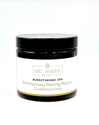 MD Amber Beauty Bursztynowy peeling myjący gruboziarnisty