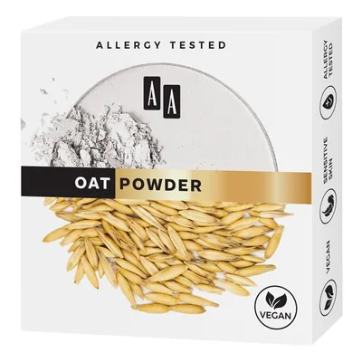 AA Make Up, Puder prasowany utrwalający makijaż z owsem `Oat Powder`