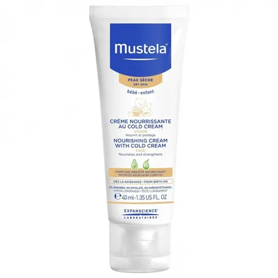 Mustela Bébé-Enfant, Crème Nourrissante Au Cold Cream (Krem odżywczy z Cold Cream do twarzy)
