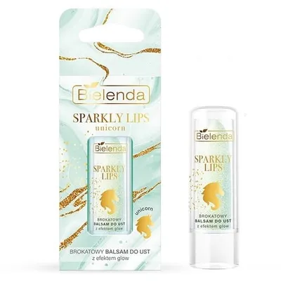 Bielenda Sparkly Lips, Brokatowy balsam do ust z efektem glow `Unicorn`