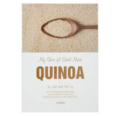 A'pieu My Skin-fit Sheet Mask Quinoa (Maseczka nawilżająco-ujędrniająca)