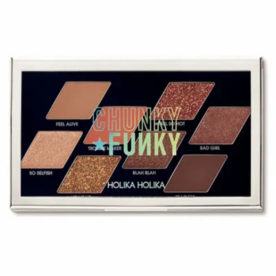 Holika Holika Chunky Metal Shadow Palette 01 Feel So Hot (Paletka cieni do powiek)