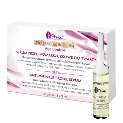 Laboratorium Kosmetyczne AVA Professional Home SPA, Serum przeciwzmarszczkowe do twarzy