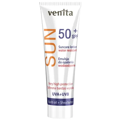 Venita Sun, Suncare Lotion SPF 50 (Emulsja do opalania wodoodporna)