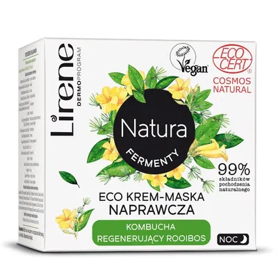 Lirene Dermoprogram Natura, Fermenty, Eco krem-maska naprawcza