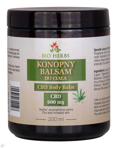 Bio Herbs Cannabis Sativa, Konopny balsam do ciała