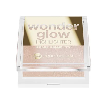 Bell Professional Wonder Glow Highlighter (Wegański rozświetlacz prasowany)