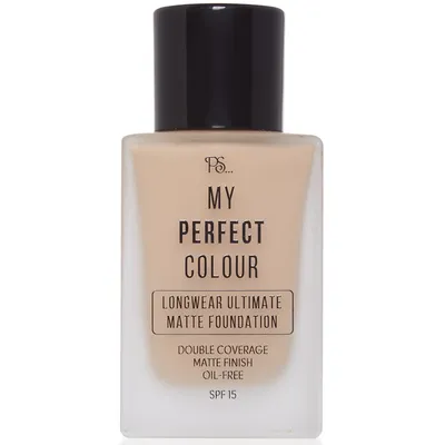 Primark My Perfect Colour Double Coverage Matte Foundation SPF 15 (Podkład matujący)