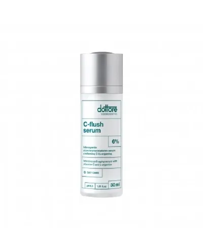 Dottore Cosmeceutici C-Flush Serum, Intensywnie przeciwzmarszczkowe serum z 6% witaminą C i L-argininą