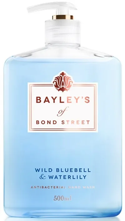 Bayley's of Bond Street Wild Bluebell & Waterlily Antibacterial Hand Wash (Antybakteryjne mydło do rąk w płynie `Dziki dzwonek i lilia wodna`)