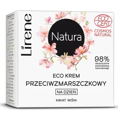 Lirene Dermoprogram Natura, Eco krem do twarzy przeciwzmarszczkowy na dzień