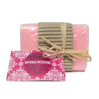 Beaute Marrakech Natural Argan Hand Made Soap Rose (Naturalne mydło różane relaksujące)