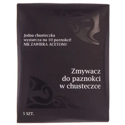 Natura Accessories Zmywacz do paznokci w chusteczce