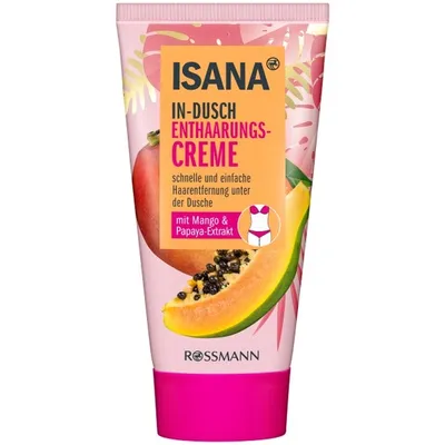 Isana In-Dusch Enthaarungscreme (Krem do usuwania owłosienia pod prysznic)