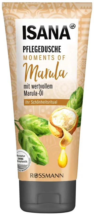 Isana Moments of Marula, Pflegedusche (Pielęgnacyjny żel pod prysznic z olejem marula)