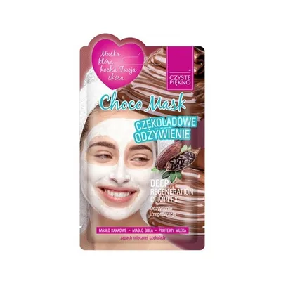 Czyste Piękno Choco Mask Deep Regeneration Complex (Maseczka do twarzy `Czekoladowe odżywienie`)