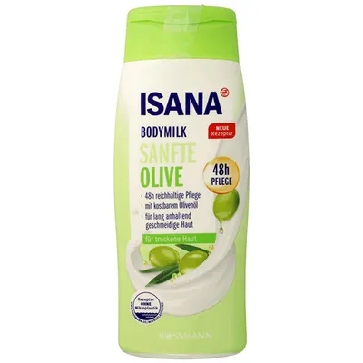 Isana Olive, Body Milk (Mleczko do ciała z oliwą z oliwek nowa wersja)