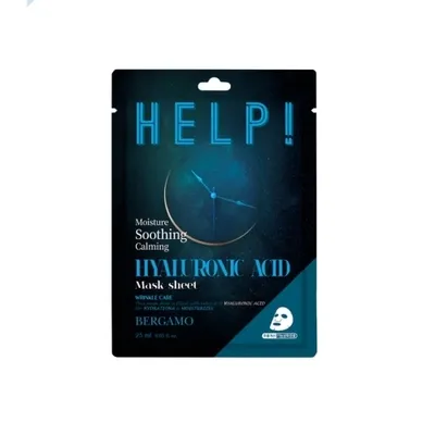 Bergamo Specialist Help! Hyaluronic Acid Sheet Mask (Nawilżająca maska w płachcie z kwasem hialuronowym)
