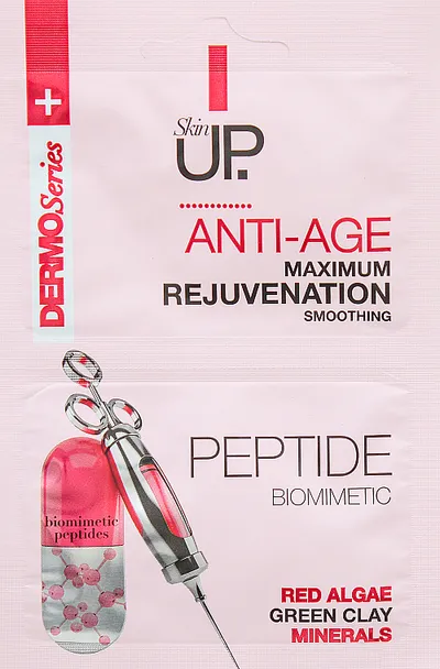 Skin UP Dermo Series+, Anti-Age Peptide Biomimetic Mask (Maseczka na twarz)