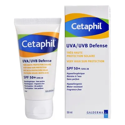 Cetaphil UVA/UVB Defense Facial Moisturizer SPF50 (Emulsja nawilżająca do twarzy)