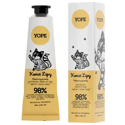 Yope Naturalny krem do rąk `Kwiat lipy`