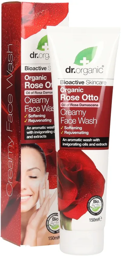 Dr.Organic Bioactive Skincare, Organic Rose Otto Creamy Face Wash (Kremowy żel do mycia twarzy z różą)