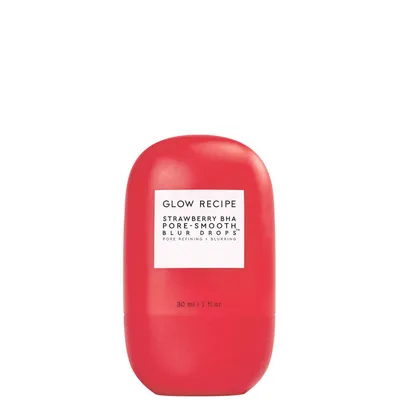 Glow Recipe Strawberry BHA Pore-Smooth Blur Drops (Serum i primer z kwasem BHA zmniejszający widoczność porów)