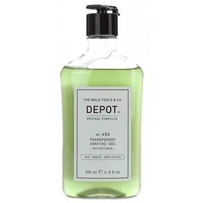 Depot No. 406 Transparent Shaving Gel (Transparentny żel do golenia)