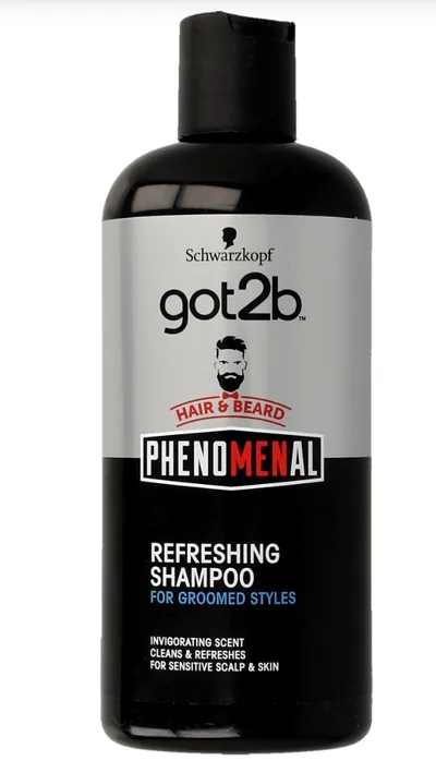 Schwarzkopf Got2b Phenomenal, Refreshing Shampoo for Groomed Hairstyles (Odświeżający szampon do wrażliwej skóry głowy)