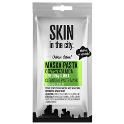 Skin in the City Urban Detox, Cleansing Paste-Mask with Green Clay (Maska-pasta oczyszczająca do twarzy)