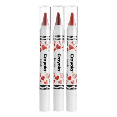 Crayola Beauty Lip Crayon Trio (Zestaw kredek do ust)