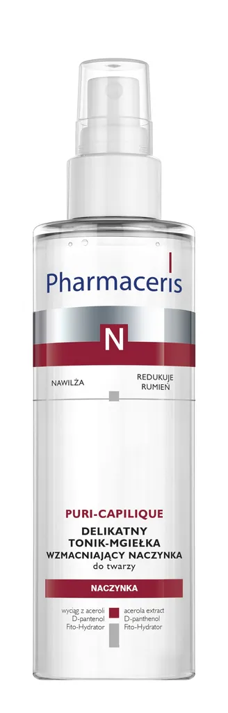 Pharmaceris N, Puri - capilique, Delikatny tonik - mgiełka wzmacniający naczynka
