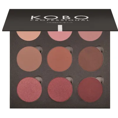 Kobo Professional 9X Eyeshadow Palette 2 Rose Brown (Paleta 9 cieni do powiek)