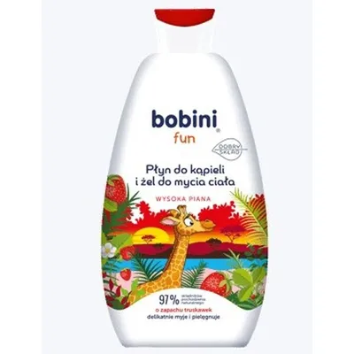 Bobini Fun Wysoka Piana. Płyn do kąpieli i żel do mycia ciała dla dzieci 2w1 (różne rodzaje)