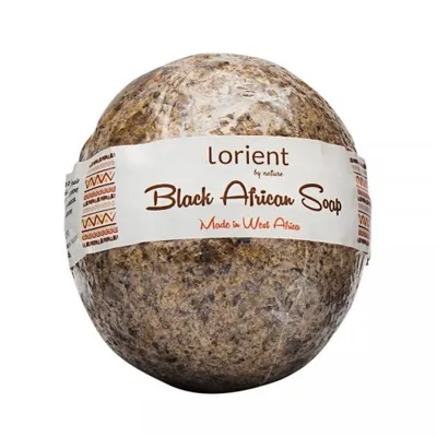 l'Orient Black African Soap (Afrykańskie czarne mydło z pudrem z kakaowca)
