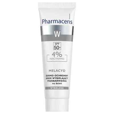 Pharmaceris W, Melacyd, Dermo - ochronny krem wybielający przebarwienia na dzień SPF50+