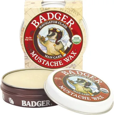 Badger Mustache Wax (Wosk do wąsów i brody)
