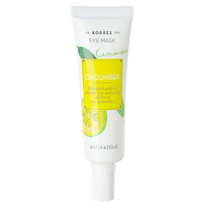 Korres Beauty Shots, Cucumber Eye Mask (Maska na oczy przeciw obrzękom i cieniom)