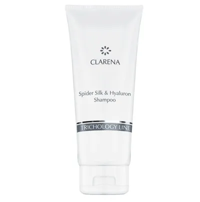 Clarena Trichology Line, Spider Silk & Hyaluron Shampoo (Hialuronowy szampon z jedwabiem pajęczym)