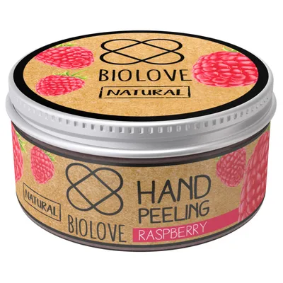 Biolove Raspberry, Hand Peeling (Peeling do rąk `Malina`)