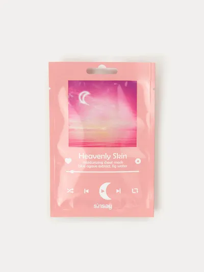 Sinsay Heavenly Skin Moisturizing Sheet Mask (Maska nawilżająca do twarzy)