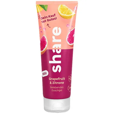 Share Belebendes Duschgel Grapefruit & Zitrone (Żel pod prysznic `Grejpfrut i cytryna`)