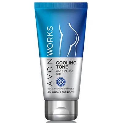 Avon Works, Cooling Tone Anti-Cellulite Gel (Chłodzące krio-serum antycellulitowo-wyszczuplające)
