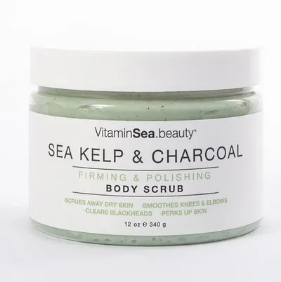 VitaminSea.Beauty Sea Kelp & Charcoal  Firming & Polishing  Body Scrub (Ujędrniająco- polerujący peeling do ciała z ekstraktem z wodorostów i węgla drzewnego)