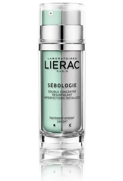 Lierac Sebologie Double Concentre Resurfacant Imperfections Installees (Dwuetapowy koncentrat korygujący uporczywe niedoskonałości)