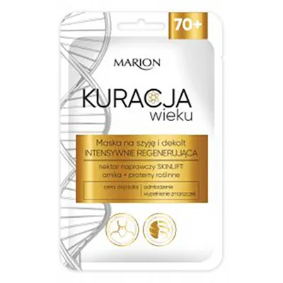 Marion Kuracja Wieku, Maska na szyję i dekolt intensywnie regenerująca 70+