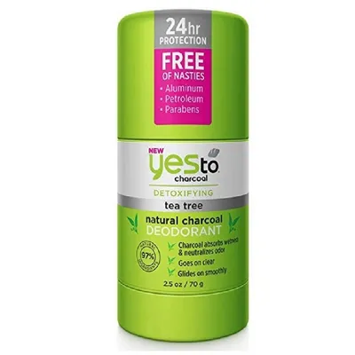 Yes To Tea Tree, Natural Charcoal Deodorant (Naturalny dezodorant z aktywnym węglem)