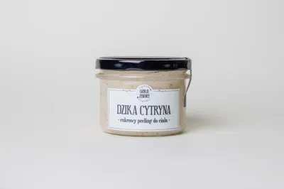 Dzikie Zbiory Cukrowy peeling do ciała "Dzika cytryna"